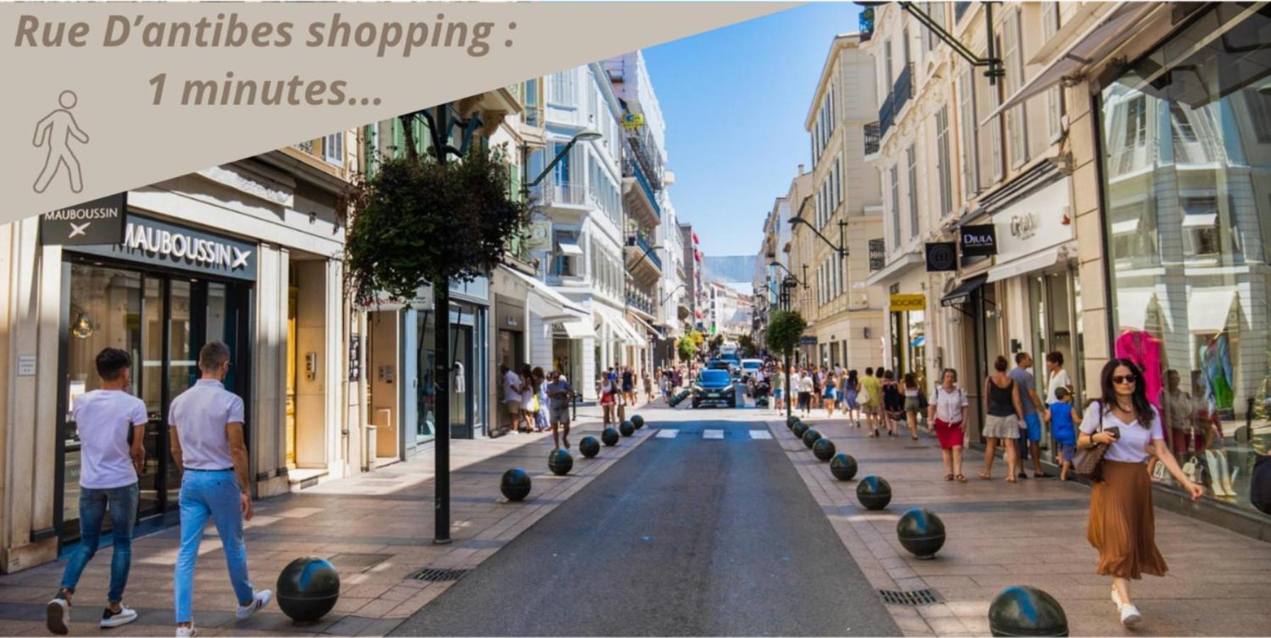 F3 Notre-Dame , Hypercentre A 2 Minute Du Palais Des Congres Apartment Cannes Bagian luar foto