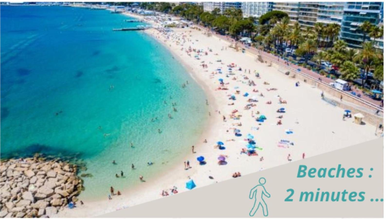 F3 Notre-Dame , Hypercentre A 2 Minute Du Palais Des Congres Apartment Cannes Bagian luar foto